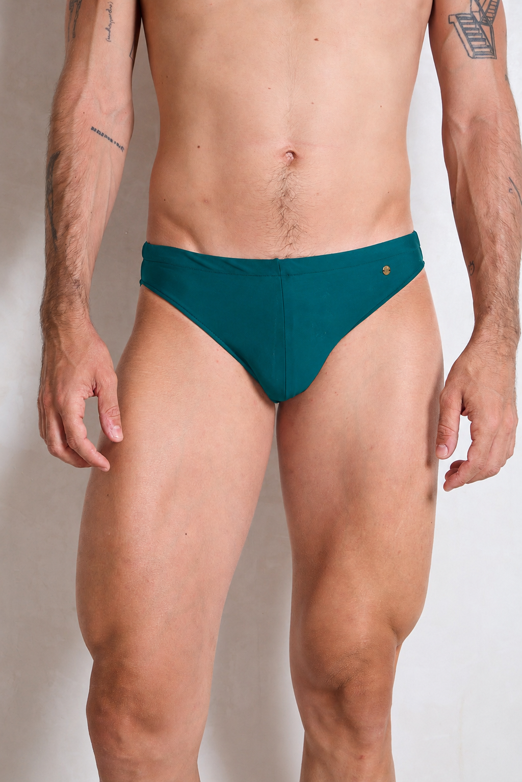 BAÑADOR SLIP AZUL PETRÓLEO