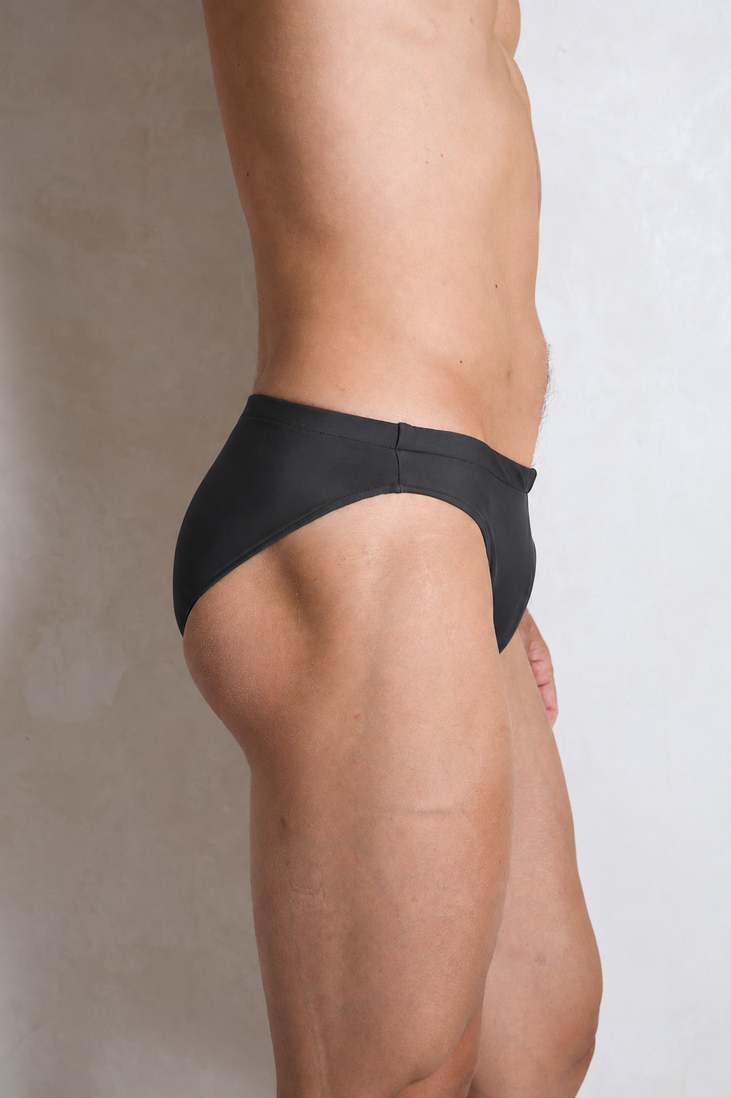 BAÑADOR SLIP GRIS TITANIO