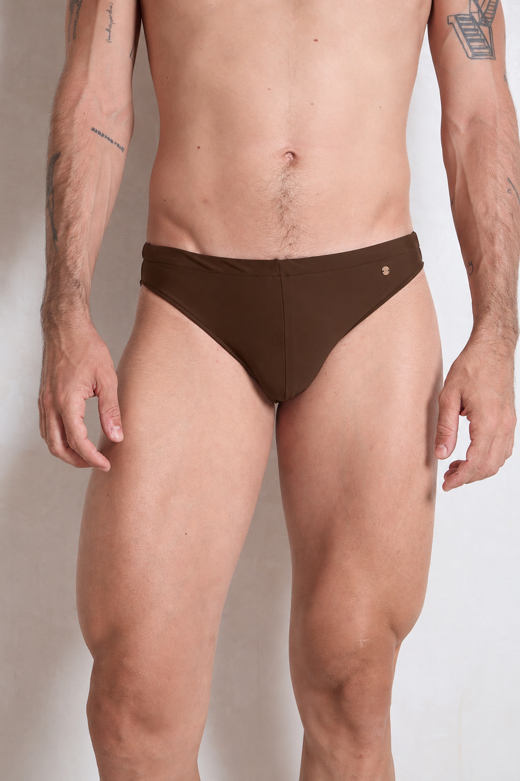 BAÑADOR SLIP MARRÓN