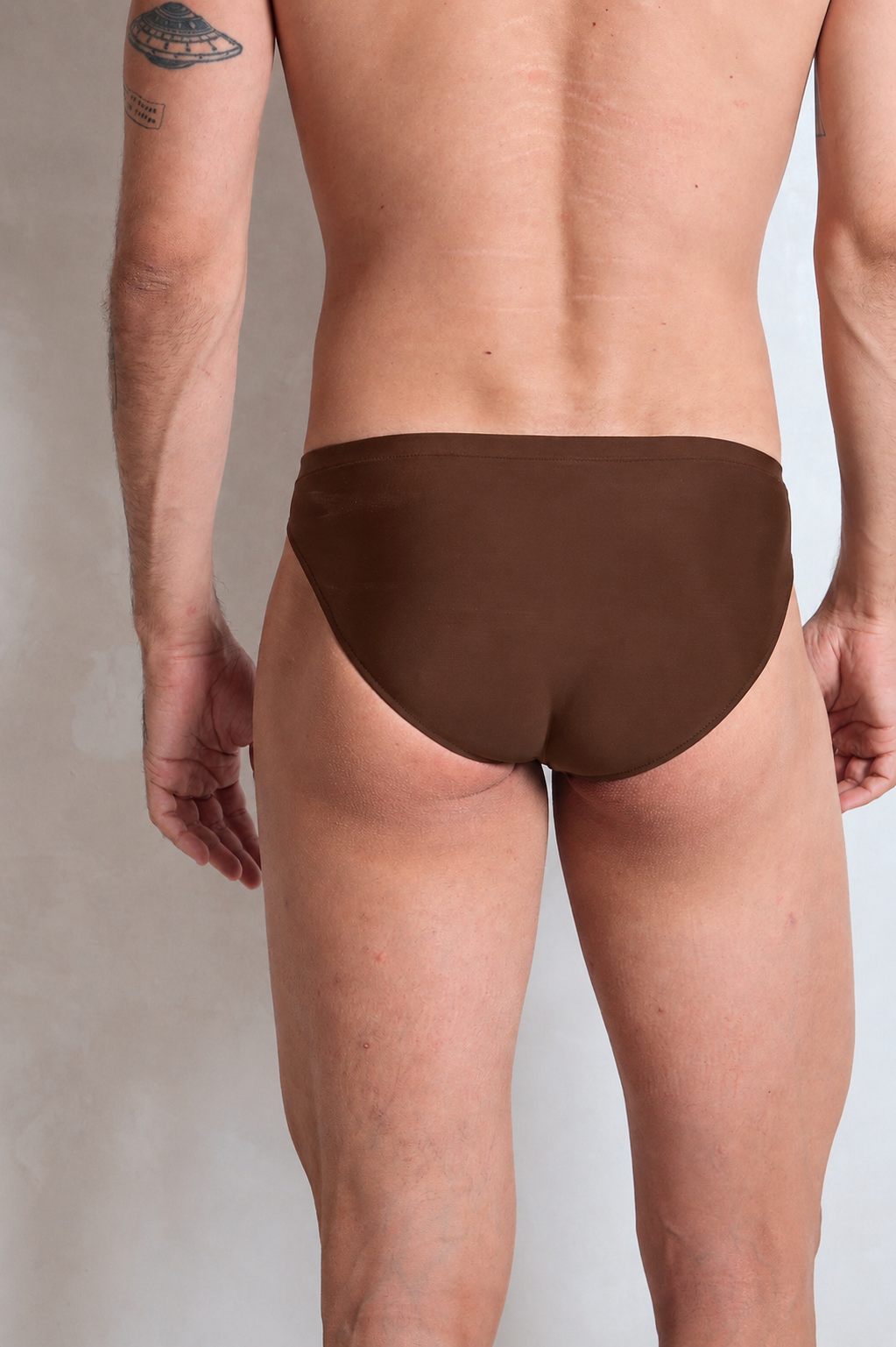 BAÑADOR SLIP MARRÓN